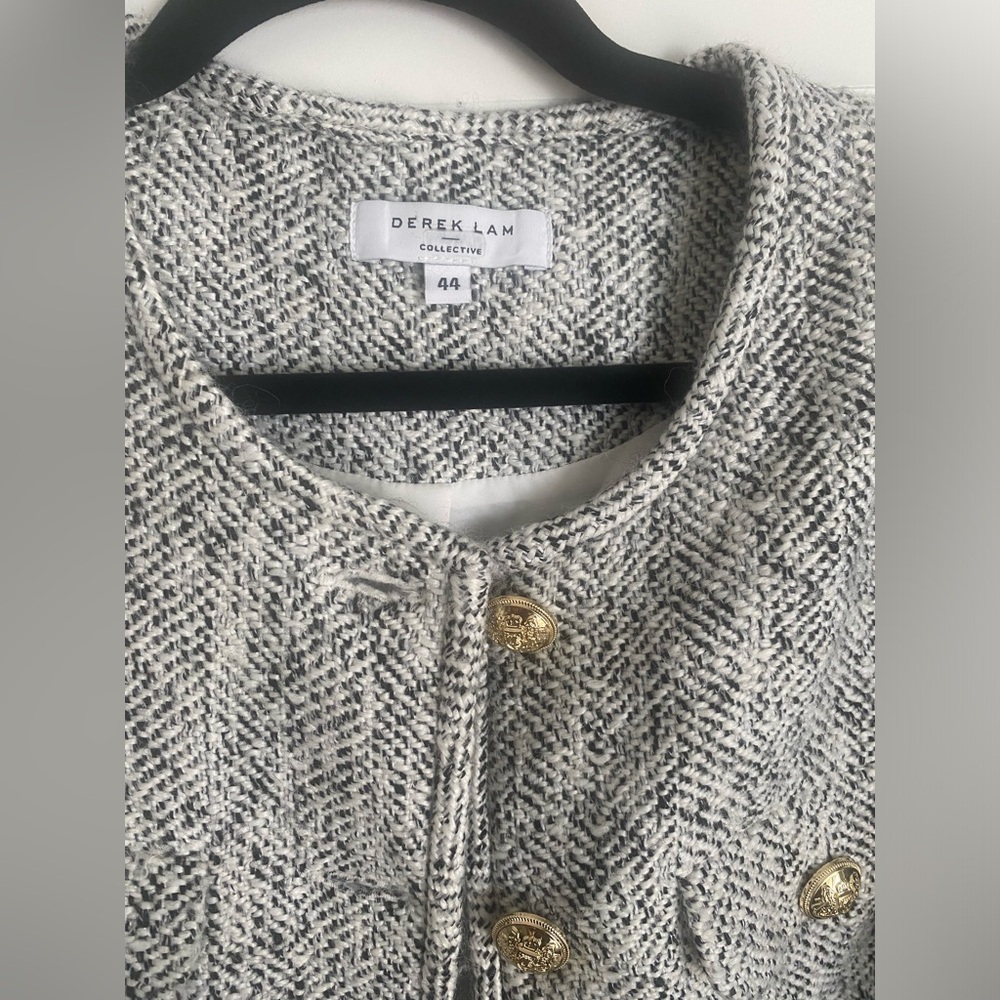Derek Lam Tweed Convertible Blazer | Cape - Picture 5 of 6